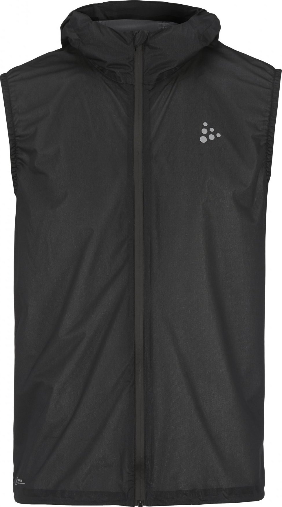 Pánská běžecká vesta CRAFT PRO Hydro Lightweight - černá Velikost: XXL