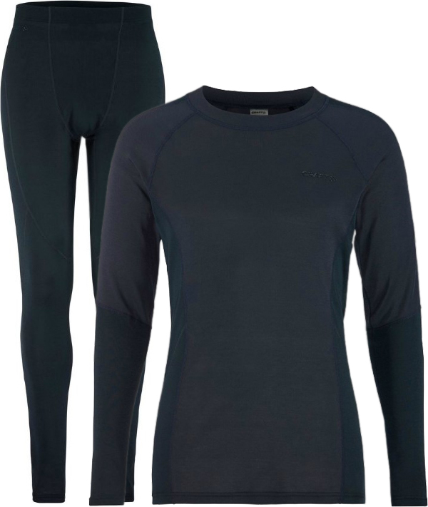 Pánský funkční set CRAFT CORE Warm Baselayer - modrá Velikost: M