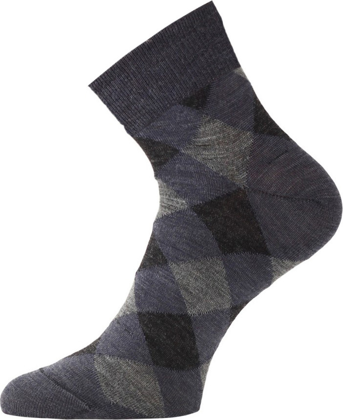 Unisex merino ponožky LASTING Wpks modré Velikost: (38-41) M
