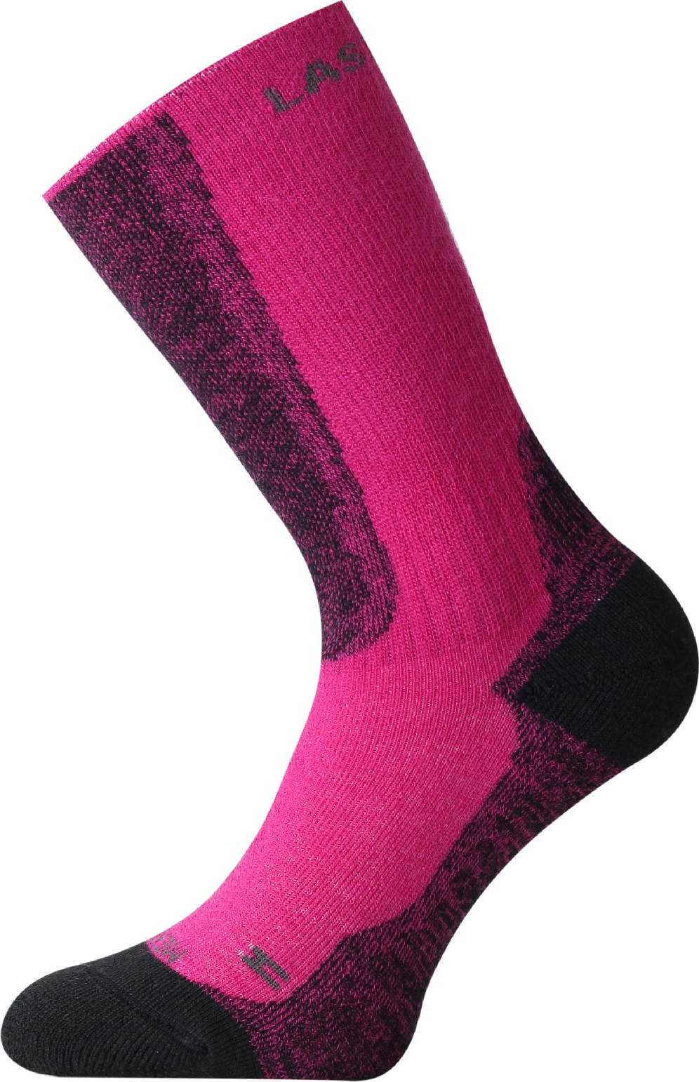Unisex merino ponožky LASTING Wsm růžové Velikost: (38-41) M