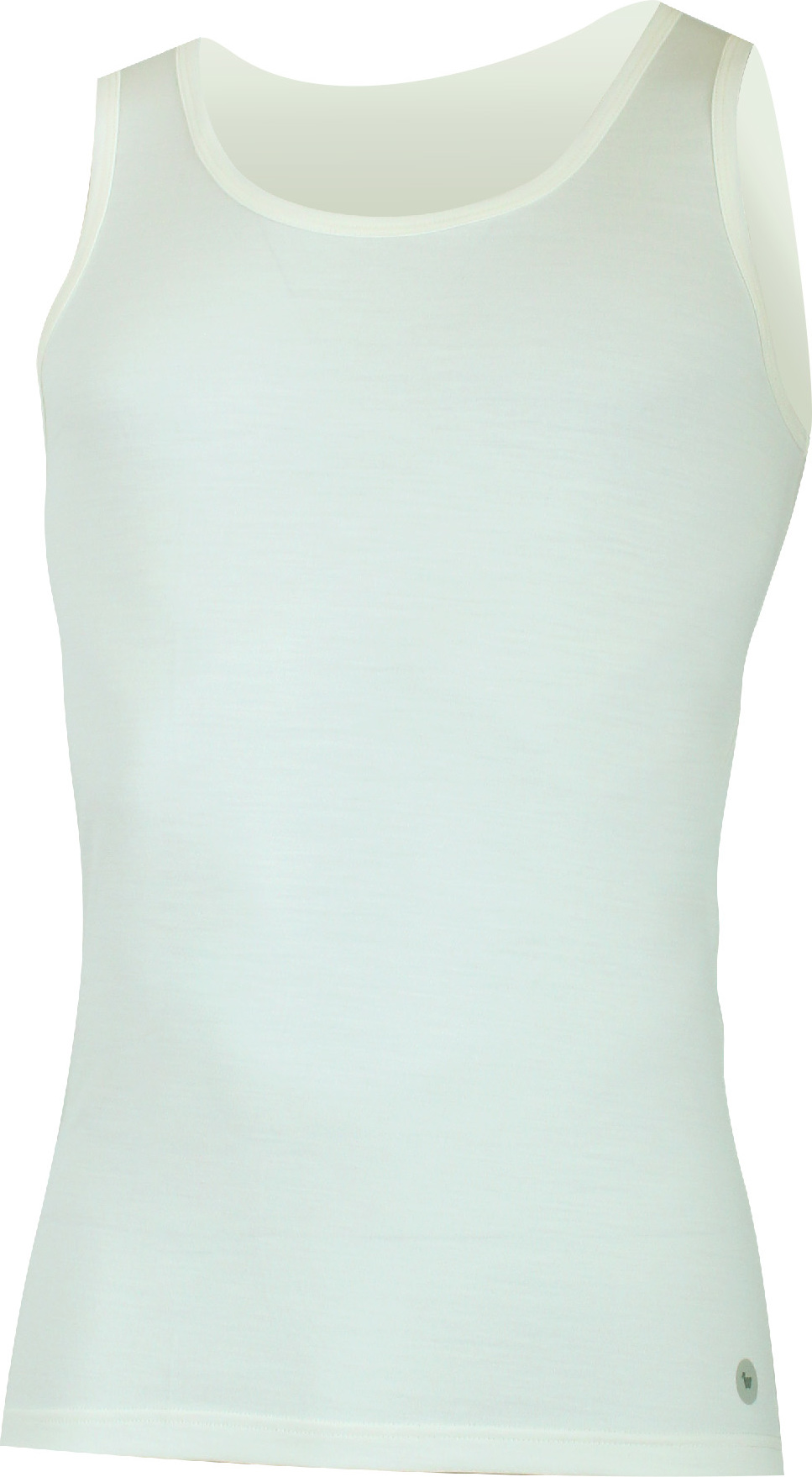 Pánské merino tílko LASTING Anton bílé Velikost: XXXL