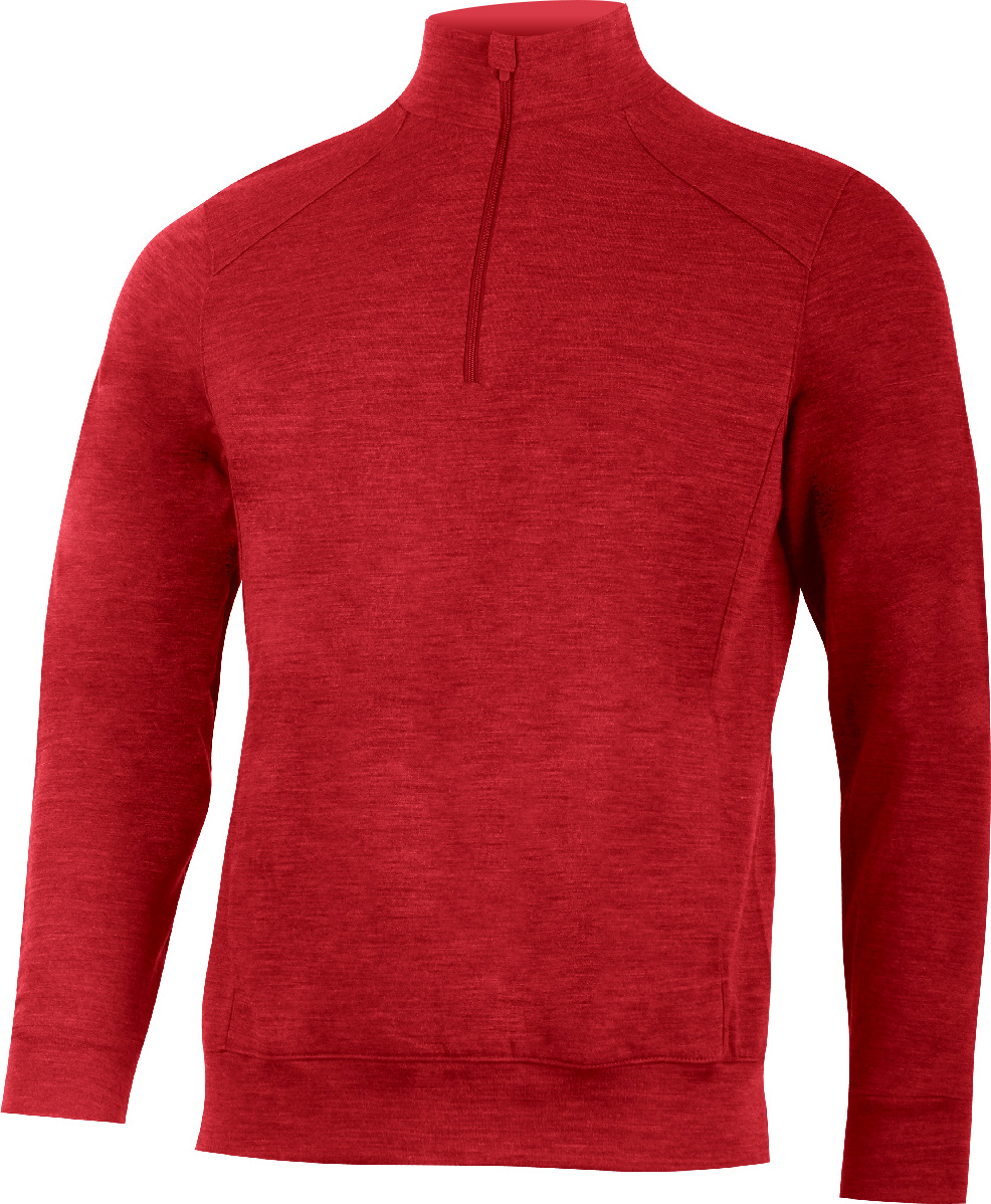 Pánská merino mikina LASTING Amir červená Velikost: L