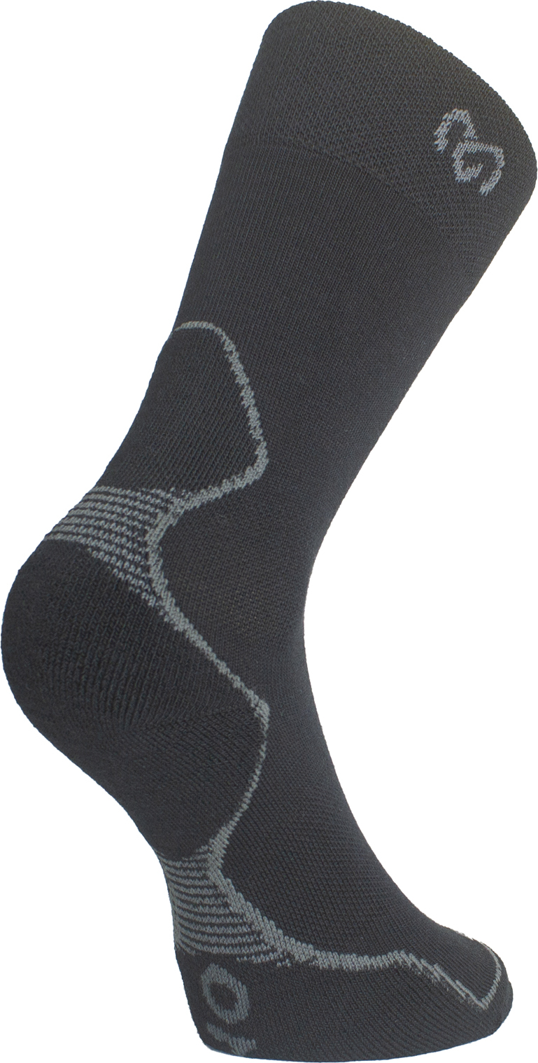 Unisex merino ponožky LASTING Wai černé Velikost: (42-45) L