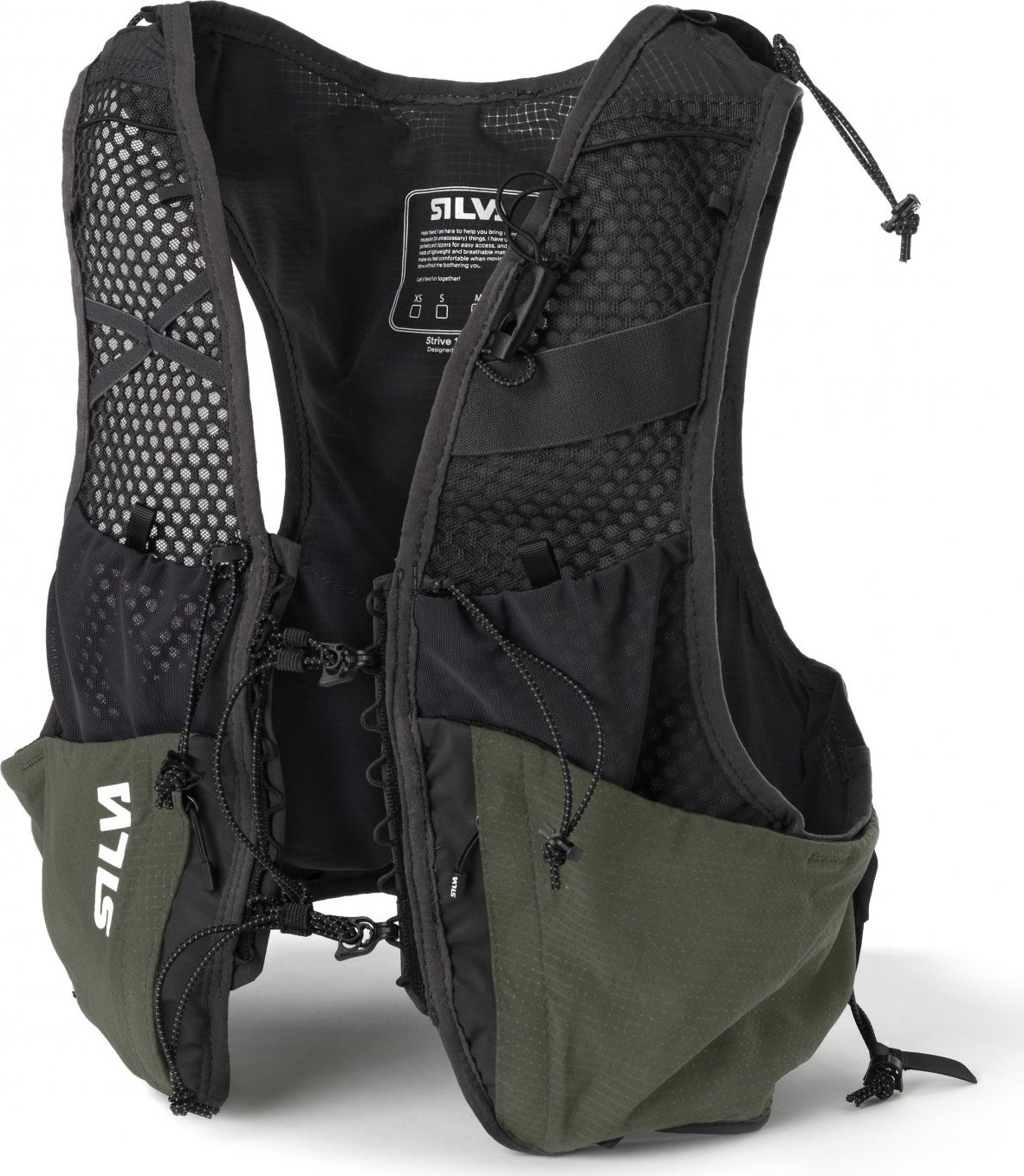 Běžecká vesta SILVA Strive 10 Green S - tmavě zelená Velikost: S