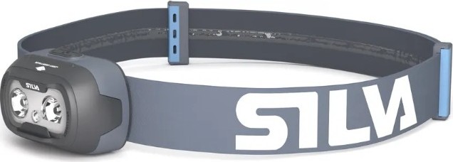 Čelovka SILVA Seek 450 Recharge Stormy Sky - světle modrá Velikost: UNI