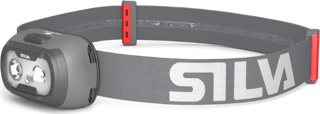 Čelovka SILVA Seek 420 Mountain Mist - šedá Velikost: UNI