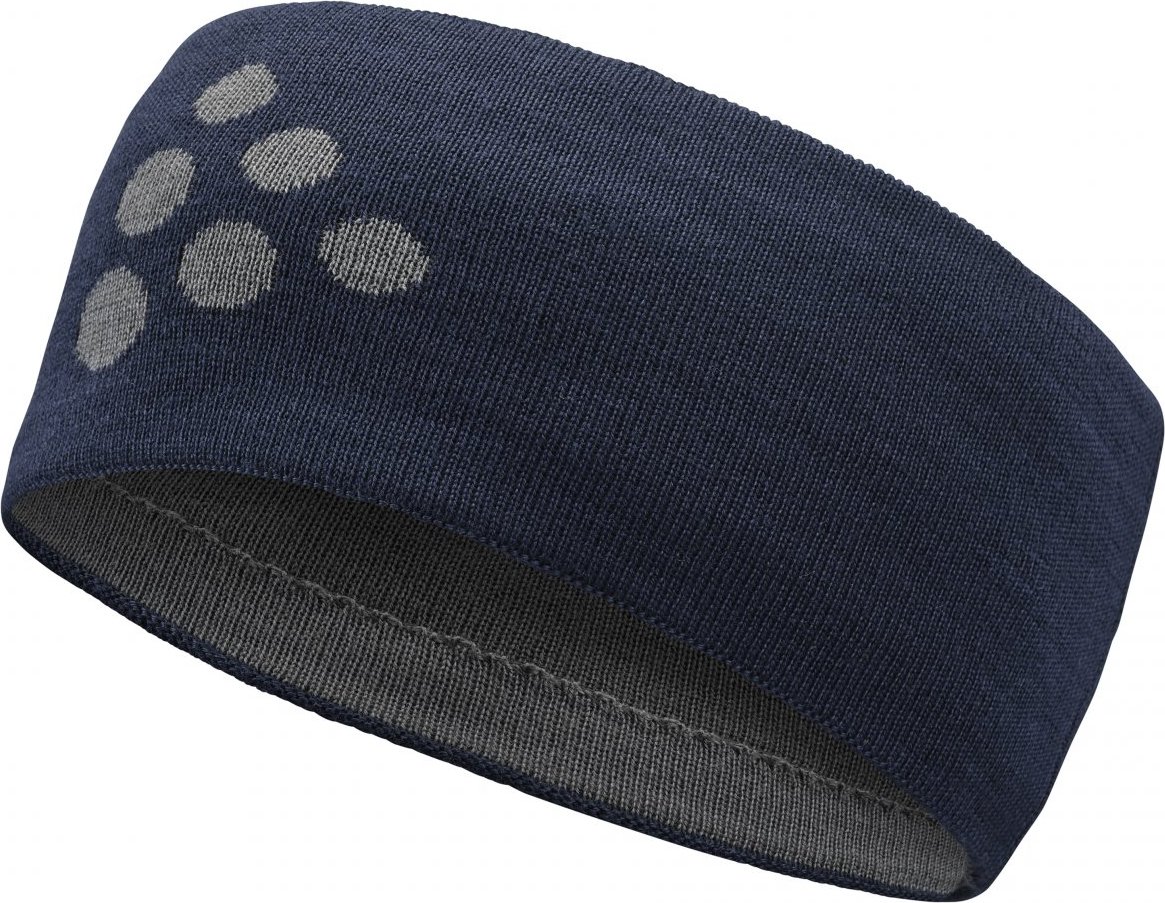 Sportovní čelenka CRAFT ADV Nordic Training Merino - modrá Velikost: S-M