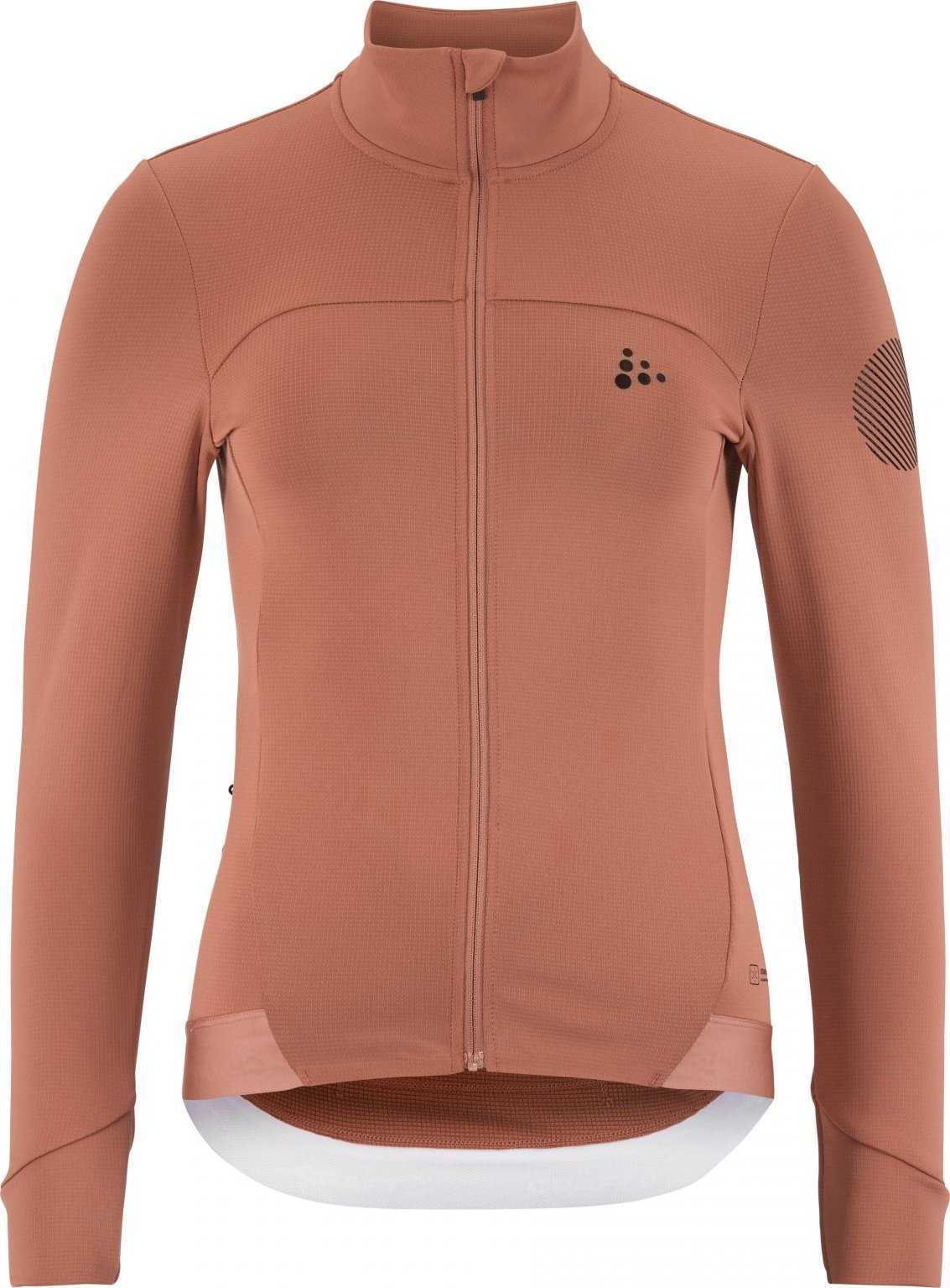 Dámský zateplený cyklodres CRAFT ADV Bike SubZ LS - růžová Velikost: XL