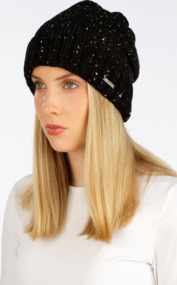 Unisex pletená čepice LITEX černá Velikost: UNI