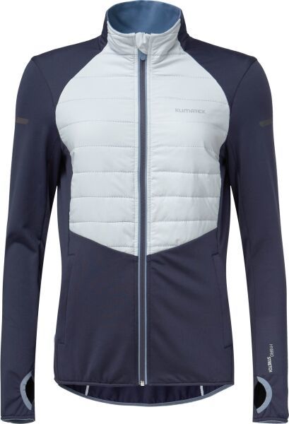 Dámská běžecká mikina KLIMATEX Asuka1 tmavě modrá Velikost: L