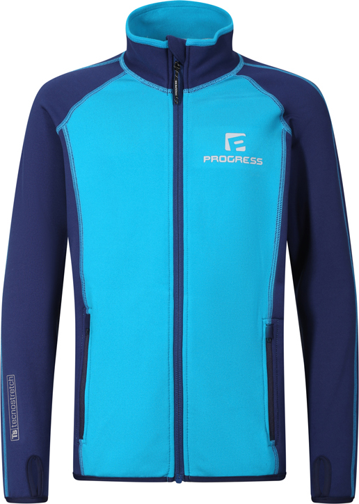 Chlapecká funkční mikina PROGRESS Torez Junior modrá Velikost: 140/1