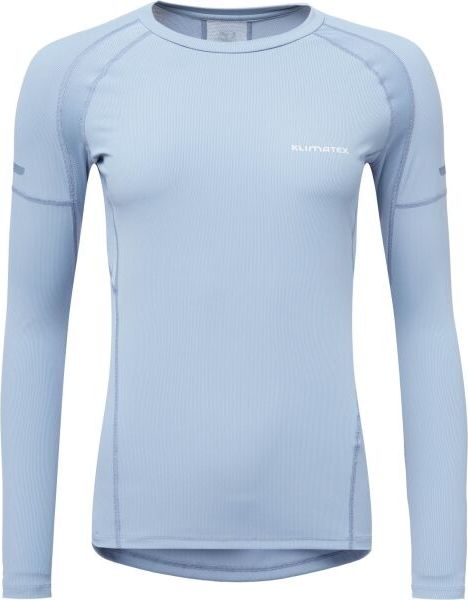 Dámské performance triko s dlouhým rukávem KLIMATEX Defar světle modrá Velikost: 2XL