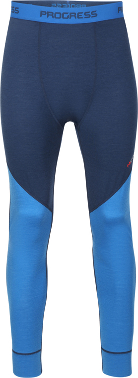 Pánské merino spodky PROGRESS tm.modrá/modrá Velikost: M