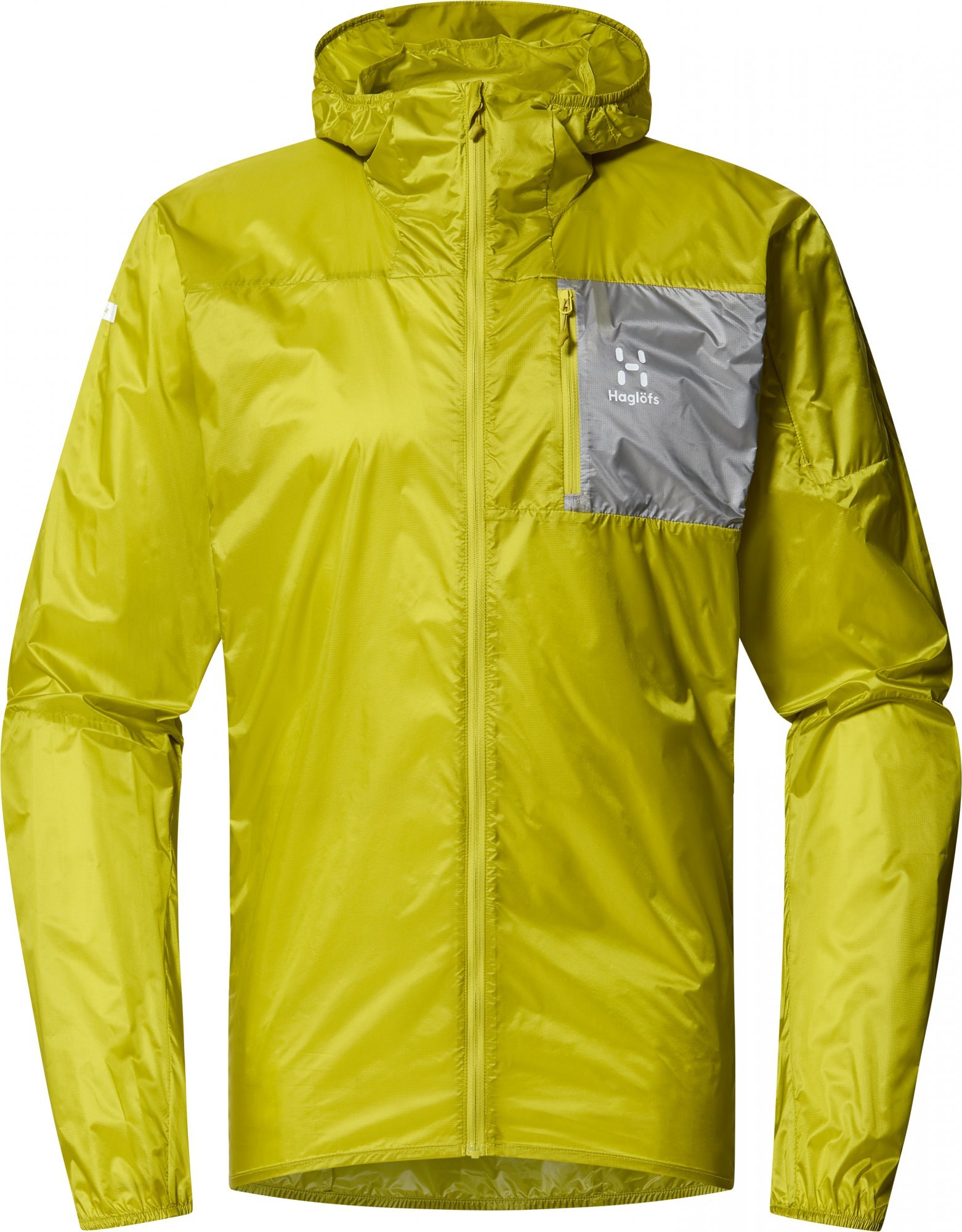 Pánská větruodolná bunda Haglöfs L.I.M Shield Hood - zelená Velikost: XL