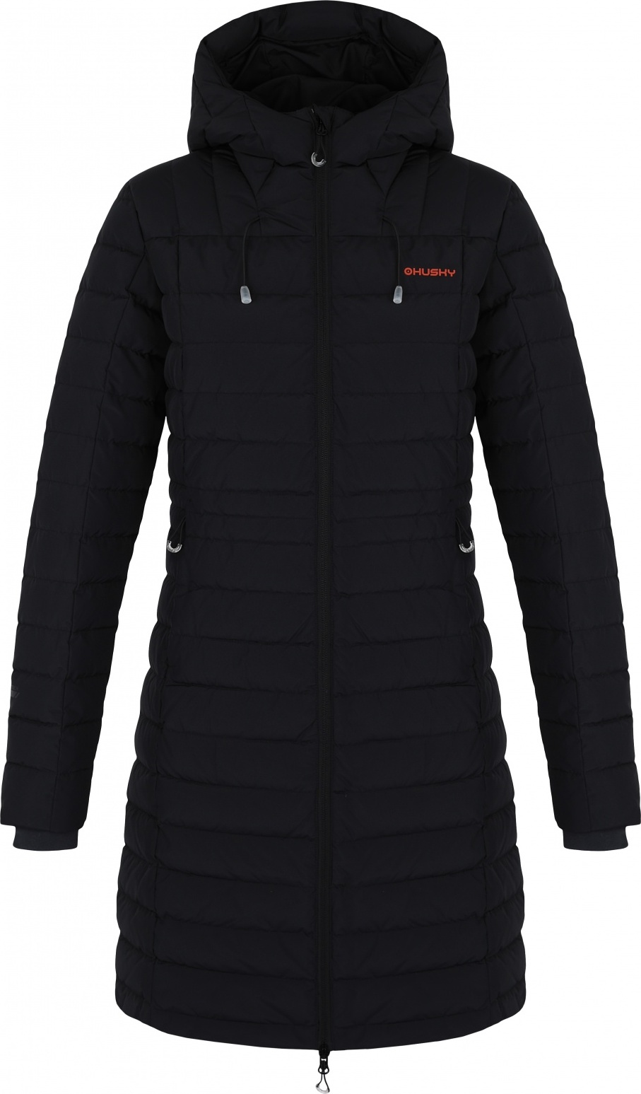 Dámský péřový kabát HUSKY Daili L černý Velikost: S