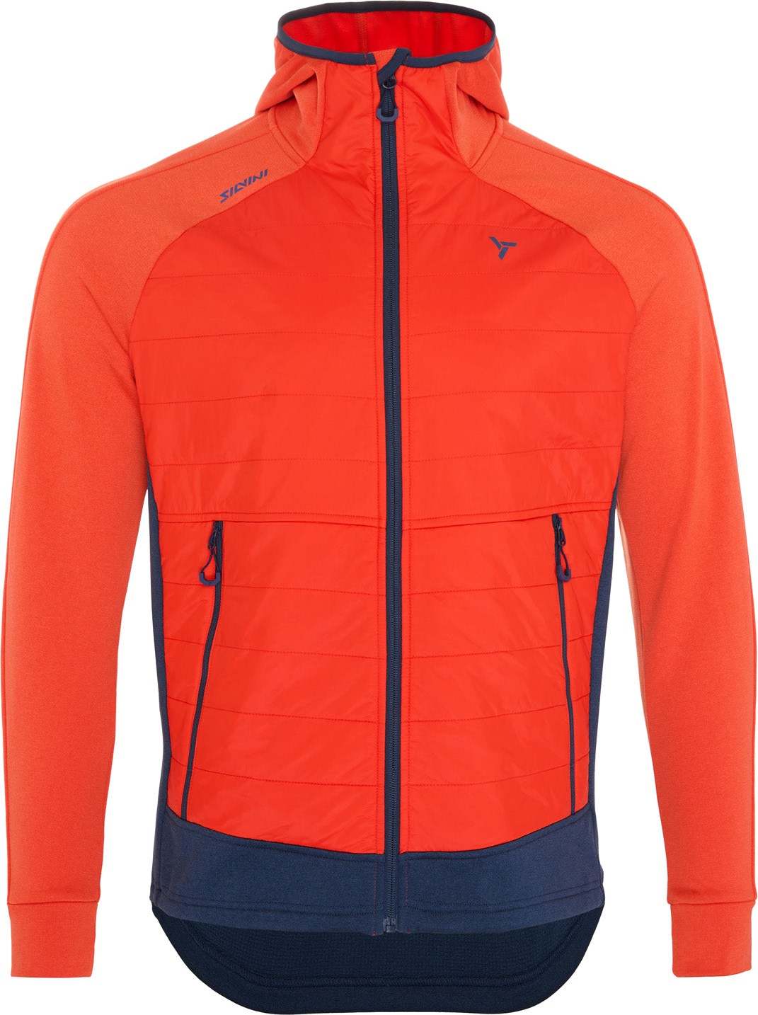 Pánská mikina s kapucí SILVINI Dirilo červená Velikost: XL