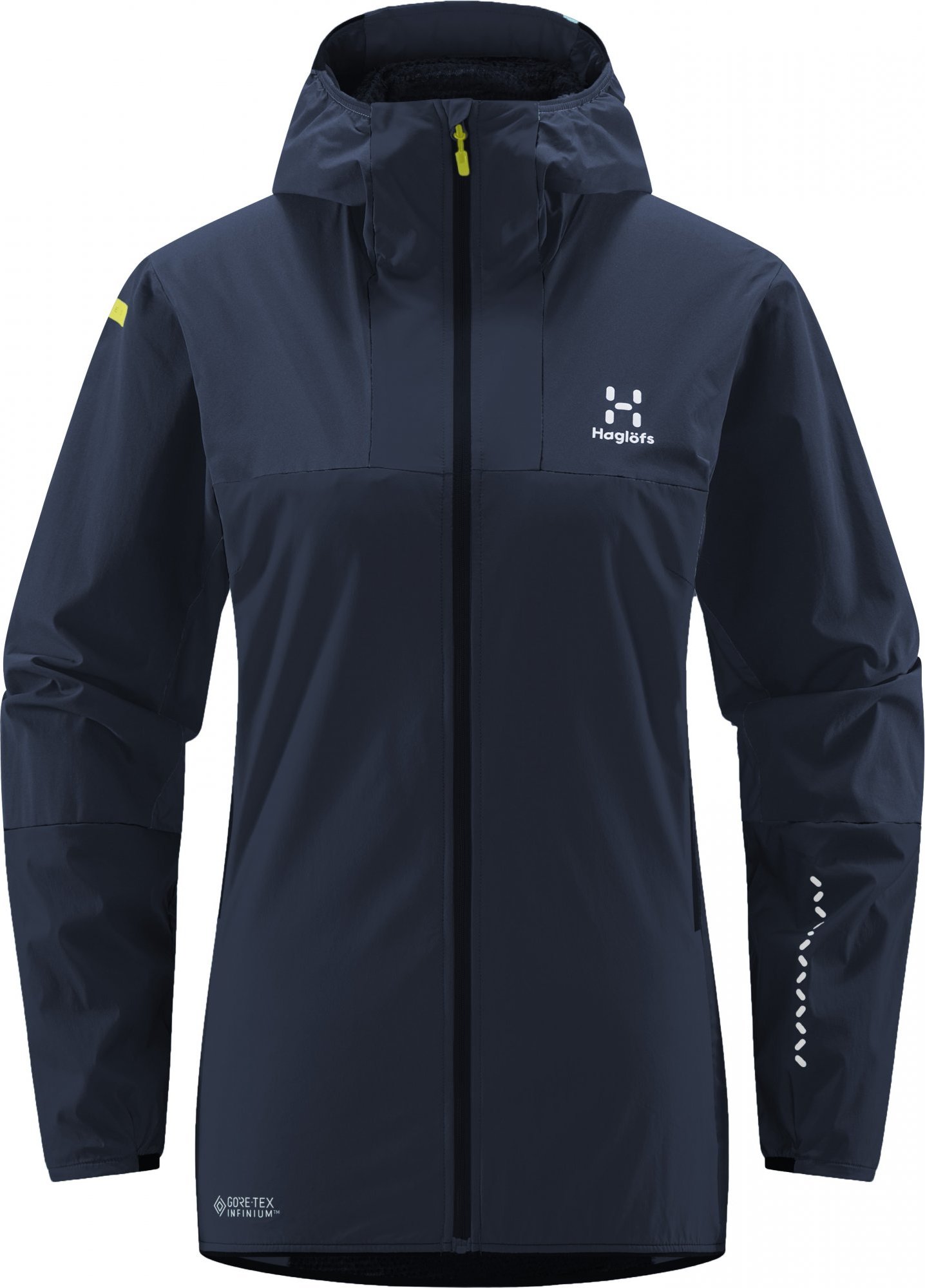 Dámská lehká bunda Haglöfs L.I.M Alpha Hood - tmavě modrá Velikost: S