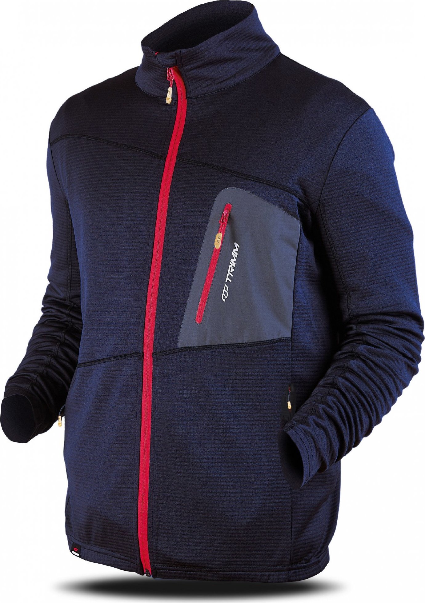 Pánská lehká mikina TRIMM Micron modrá Barva: navy, Velikost: M