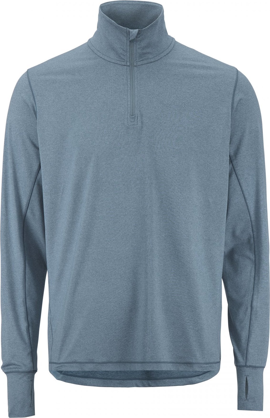 Pánské funkční triko CRAFT Flow HZ LS - modrá Velikost: XXL