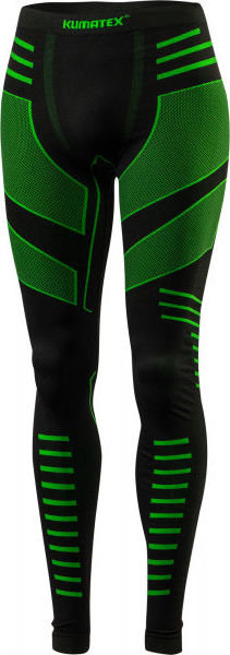 Pánské bezešvé spodky KLIMATEX Mardum černá/zelená Velikost: XL/2XL