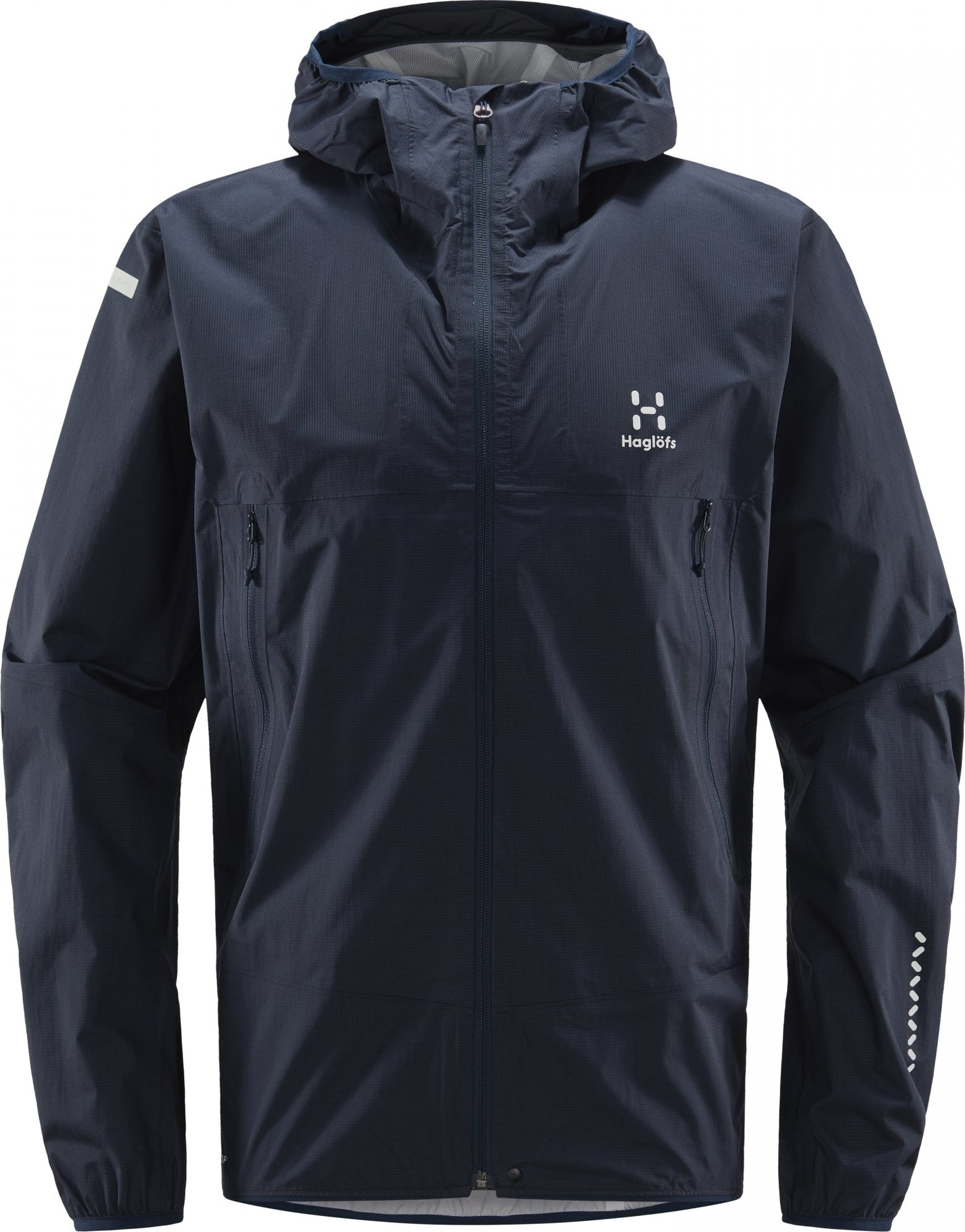 Pánská sbalitelná bunda Haglöfs L.I.M Proof - tmavě modrá Velikost: M