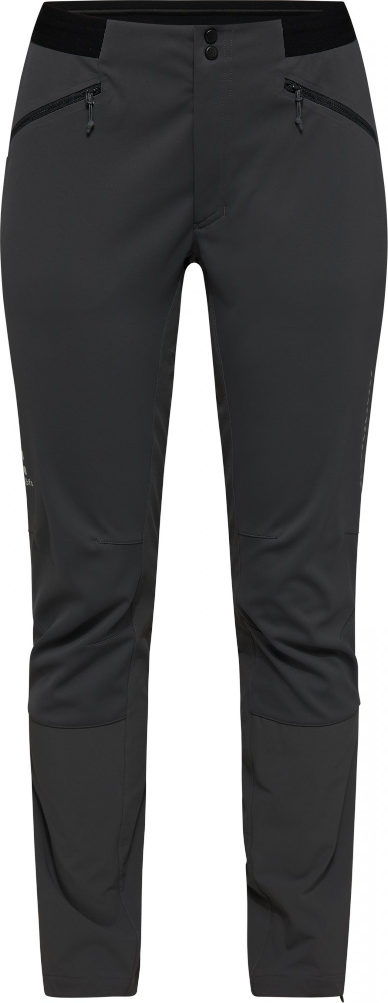 Dámské softshellové kalhoty Haglöfs L.I.M Hybrid Softshell - tmavě šedá Velikost: XL