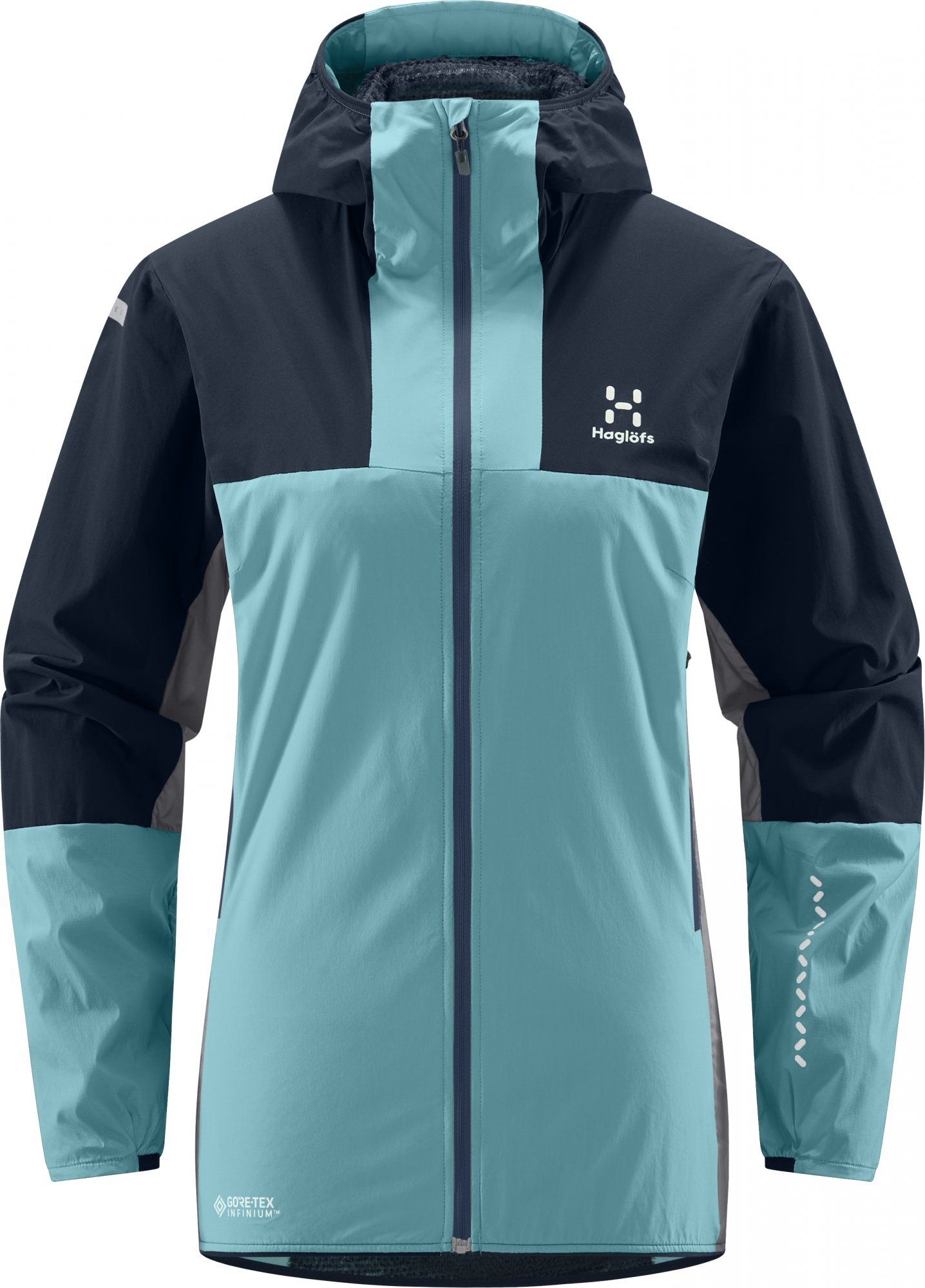 Dámská zimní bunda Haglöfs L.I.M Alpha Hood - modrá Velikost: S