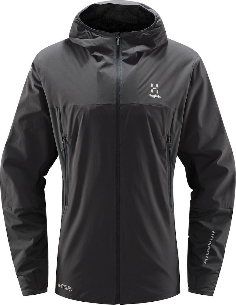 Pánská outdoorová bunda Haglöfs L.I.M Alpha Hood - tmavě šedá Velikost: XL