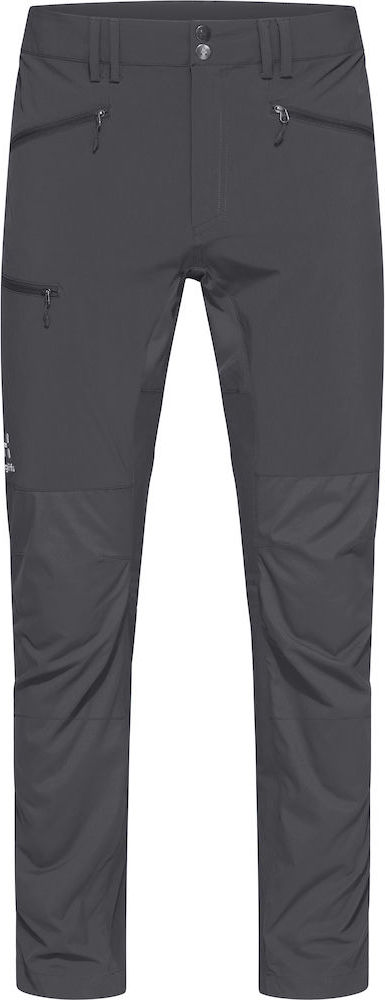 Pánské softshellové kalhoty Haglöfs Lite Slim - tmavě šedá Velikost: 56