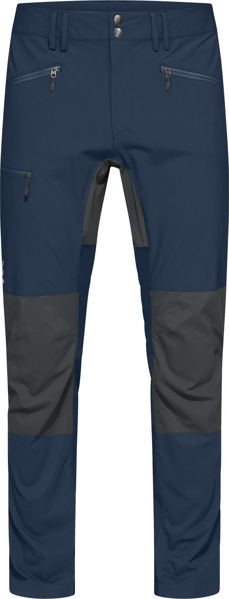 Pánské softshellové kalhoty Haglöfs Lite Slim - tmavě modrá Velikost: 58