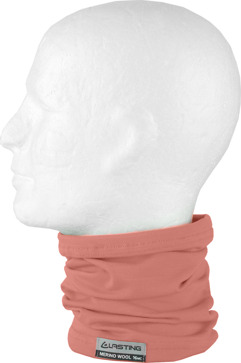 Dětský merino nákrčník LASTING Kul lososový Velikost: UNI