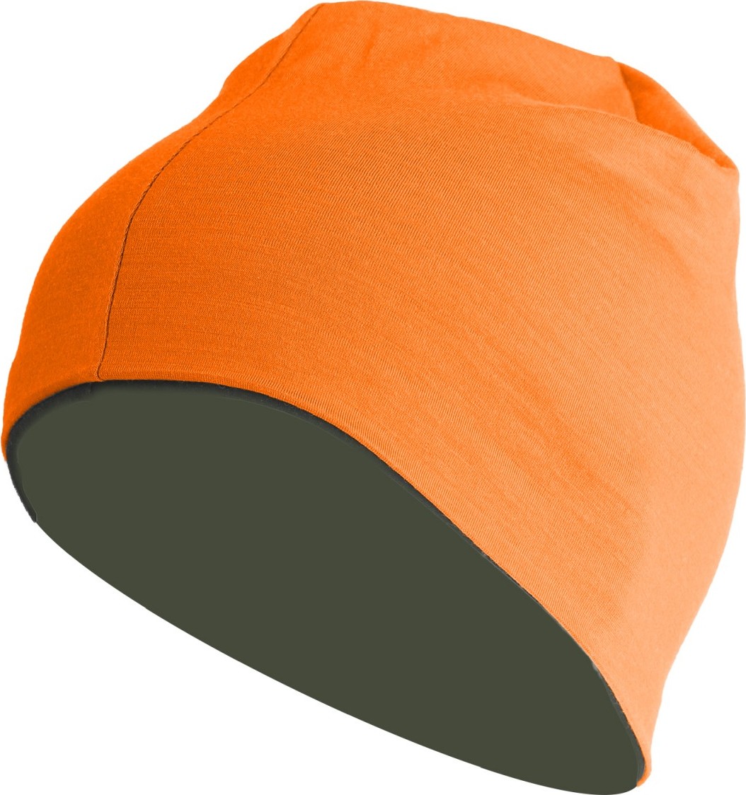 Merino čepice LASTING Bony oranžová/zelená Velikost: L/XL