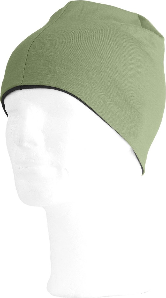 Merino čepice LASTING Bony zelená/černá Velikost: S/M