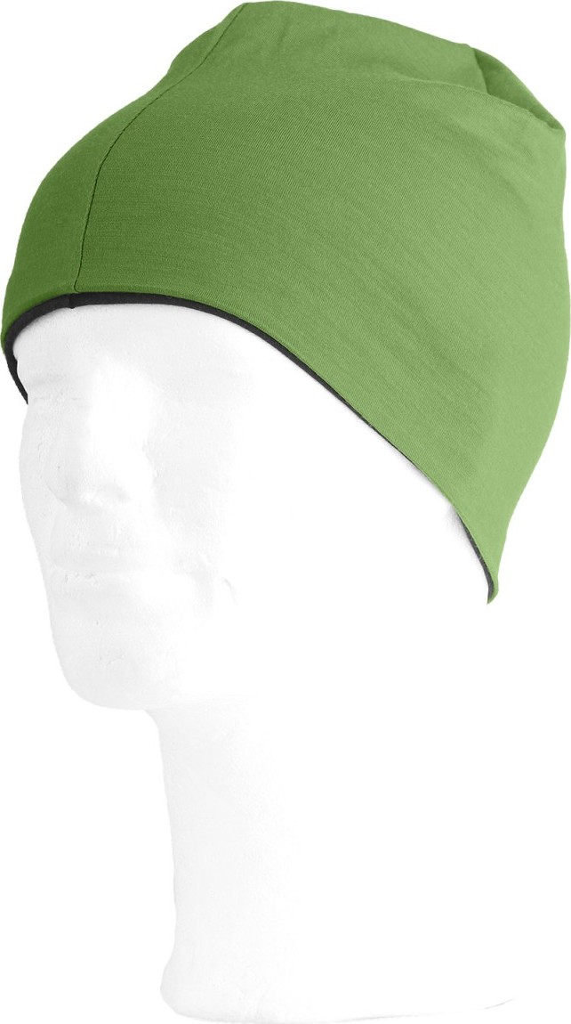 Merino čepice LASTING Bony zelená/šedá Velikost: S/M