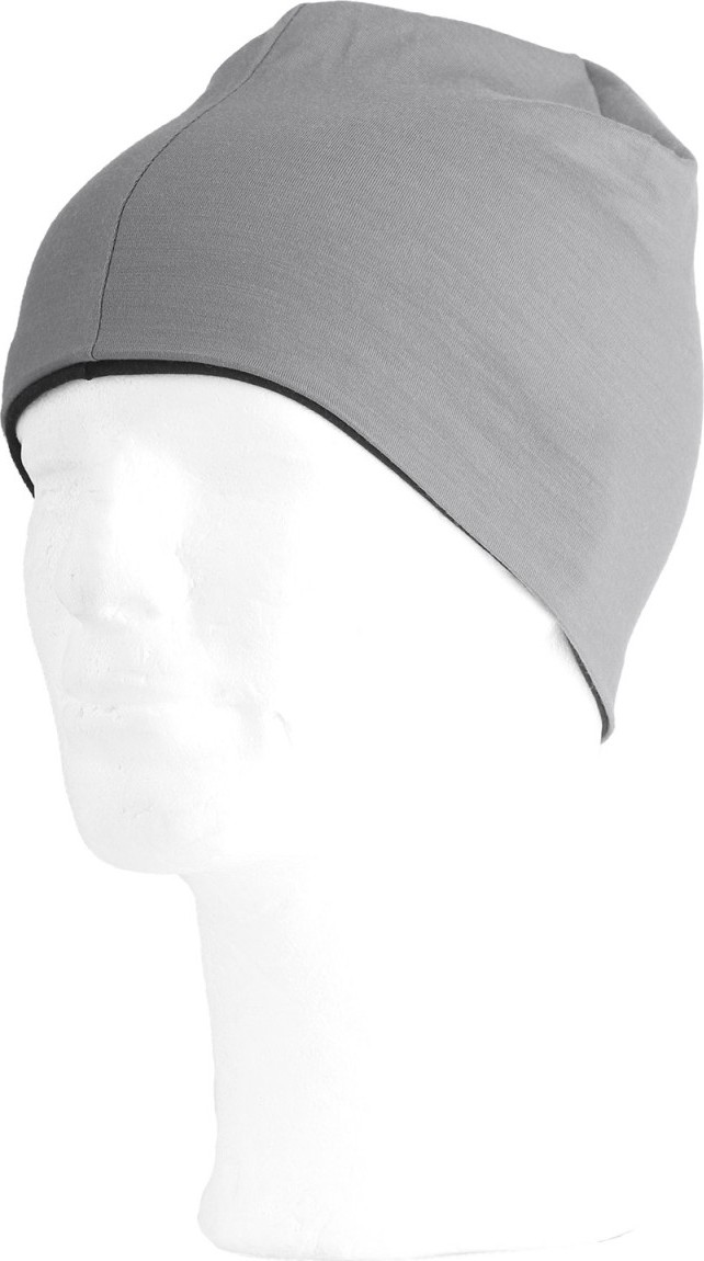 Merino čepice LASTING Bony šedá/černá Velikost: S/M