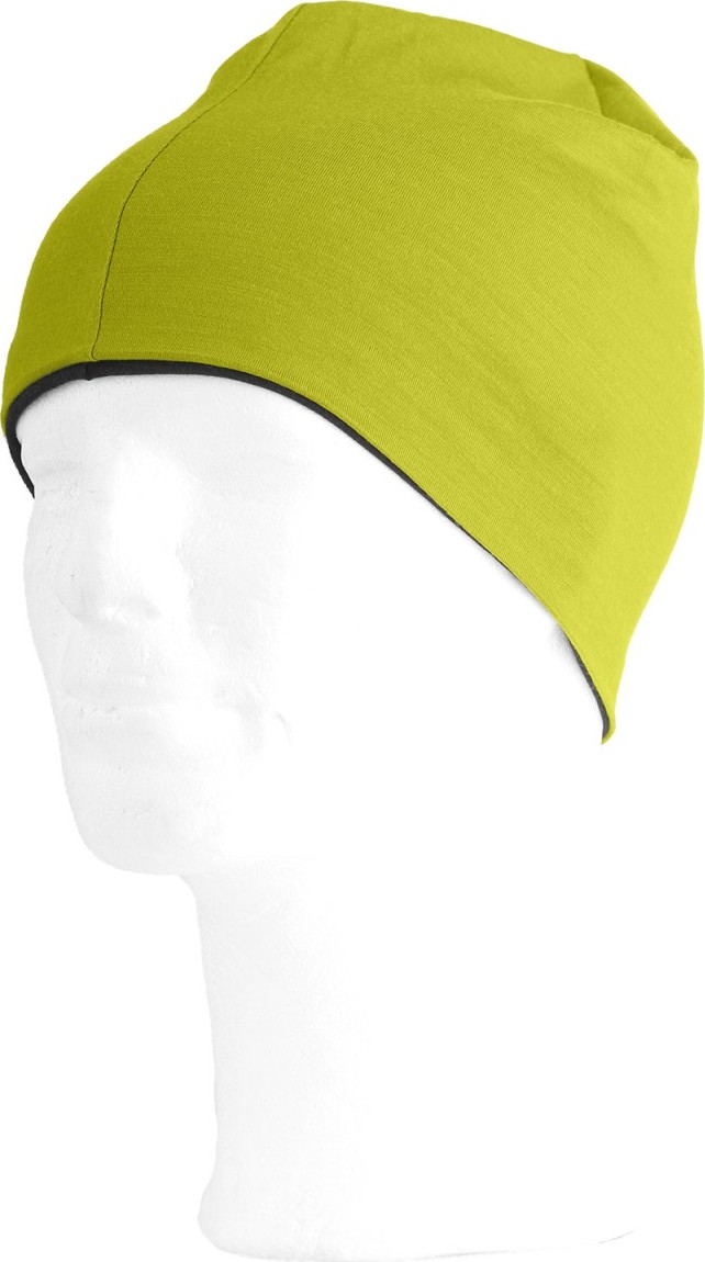 Merino čepice LASTING Bony žlutá/černá Velikost: L/XL