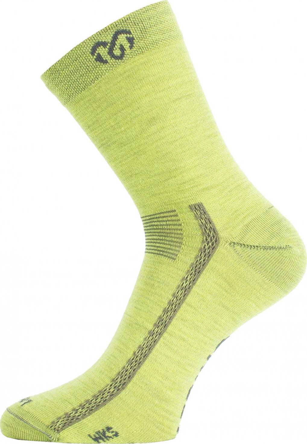 Merino ponožky LASTING Wks černé Velikost: L