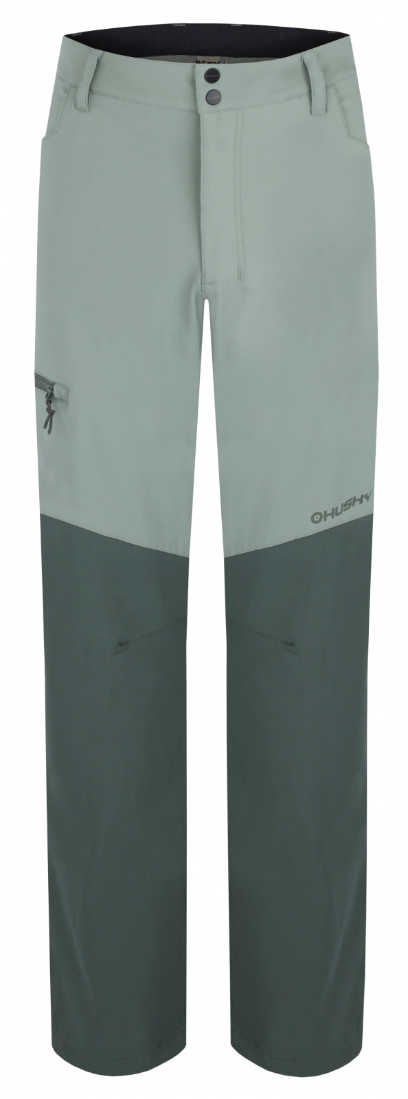 Pánské softshellové kalhoty HUSKY Kavia M zelené Velikost: M