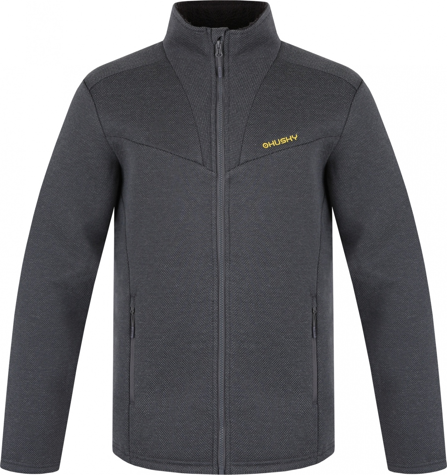 Pánský svetr na zip HUSKY Akra M šedý Velikost: L