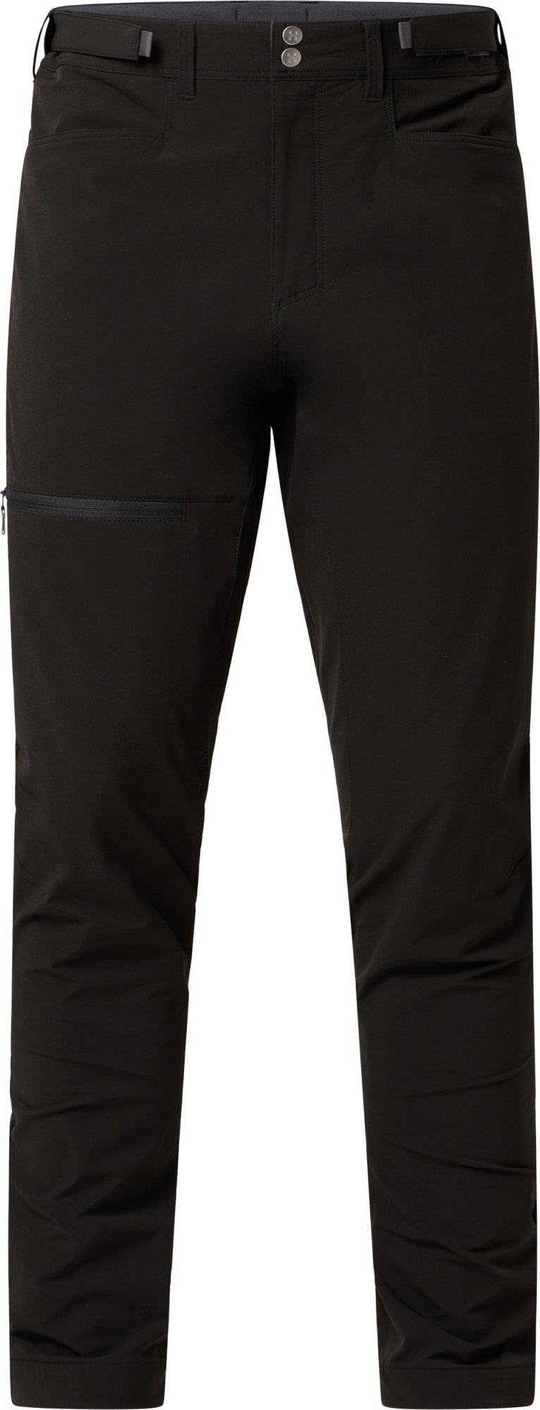 Pánské softshellové kalhoty Haglöfs Front Flex - černá Velikost: 48