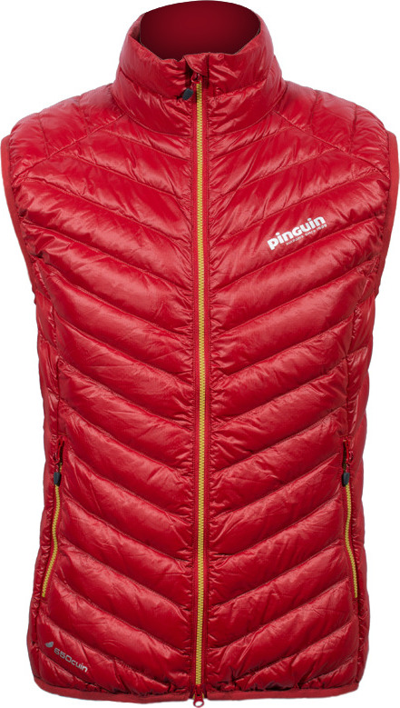 Dámská péřová vesta PINGUIN Breeze červená Barva: red, Velikost: L
