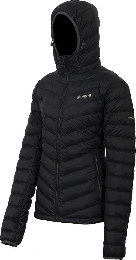 Dámská zateplená bunda PINGUIN Breeze Hoody černá Barva: black, Velikost: XL