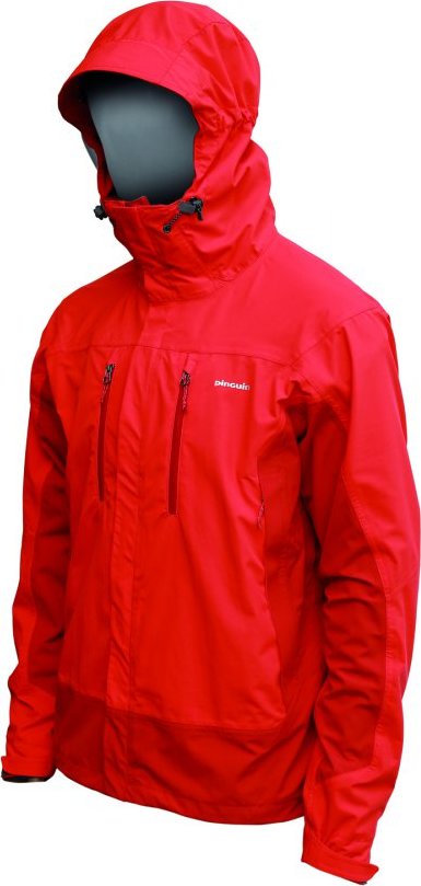 Pánská nepromokavá bunda PINGUIN Alpin červená Barva: red, Velikost: XL