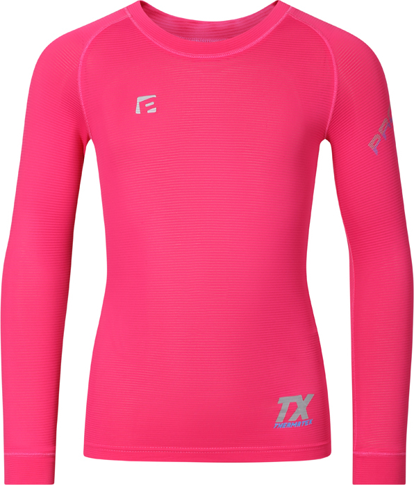 Dětské funkční triko PROGRESS s dlouhým rukávem - fuchsie Velikost: 128/1