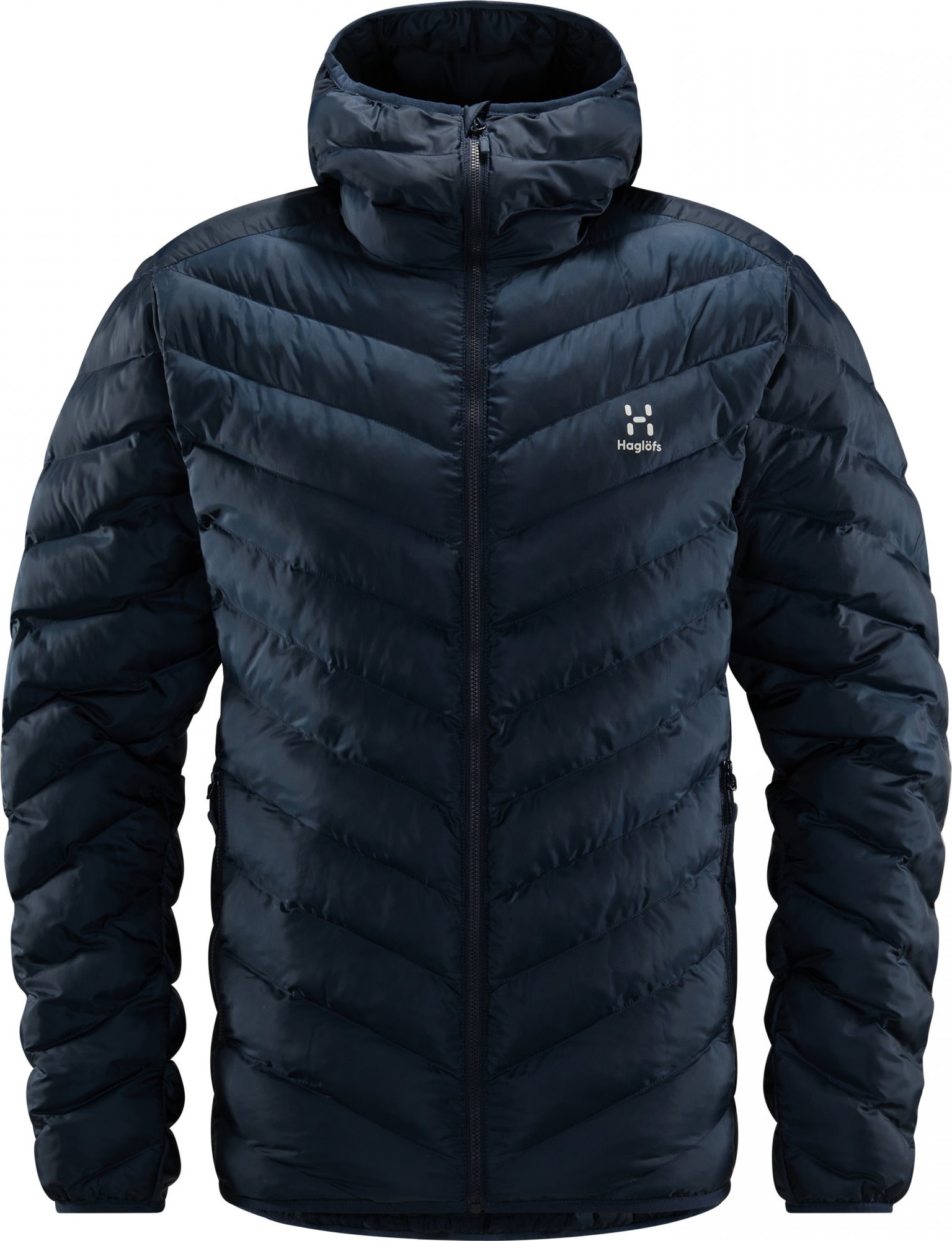 Pánská zimní bunda Haglöfs Sarna Mimic hood - tmavě modrá Velikost: S