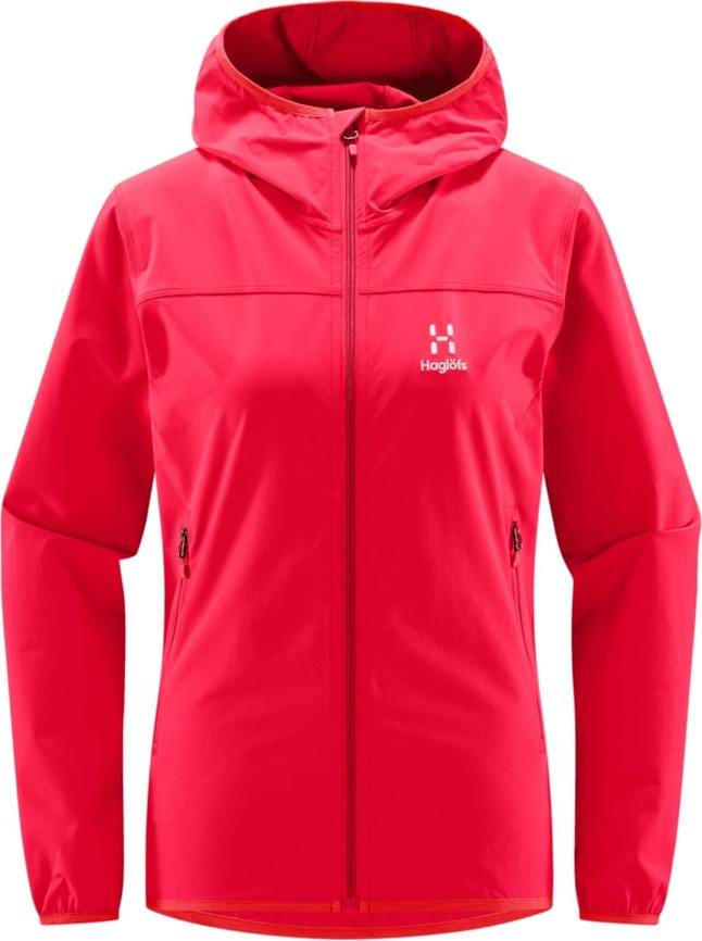 Dámská softshellová bunda Haglöfs NATRIX - červená Velikost: XS