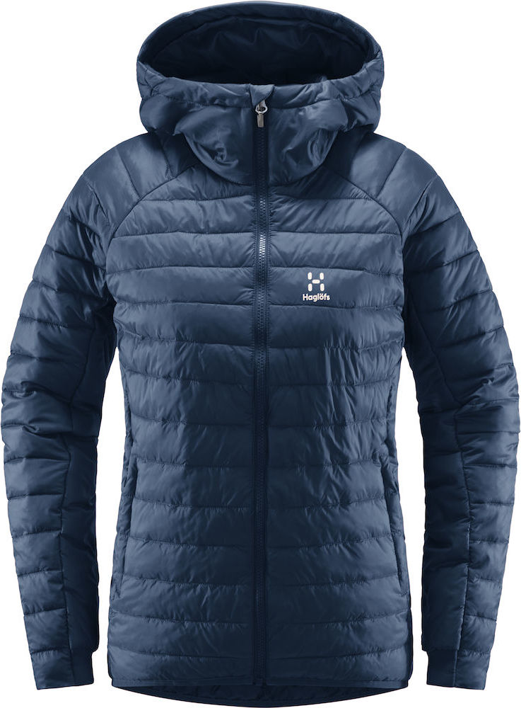 Dámská prošívaná bunda Haglöfs  Spire Mimic hood - tmavě modrá Velikost: L