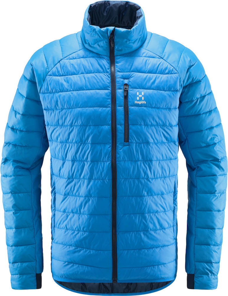 Pánská prošívaná bunda Haglöfs  Spire Mimic - modrá Velikost: S