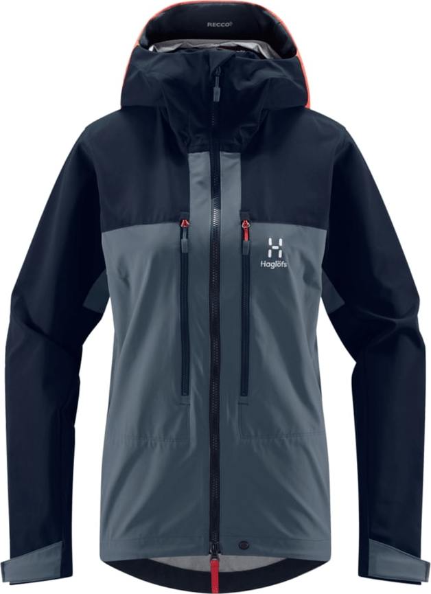 Dámská softshellová bunda Haglöfs Roc Sight - modrá Velikost: M