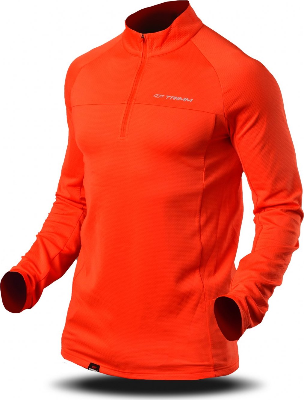 Pánská fleecová mikina TRIMM CUBE orange Barva: orange, Velikost: XL